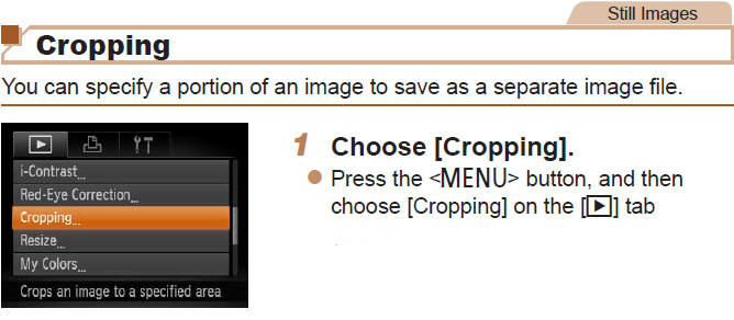 Cropping Images