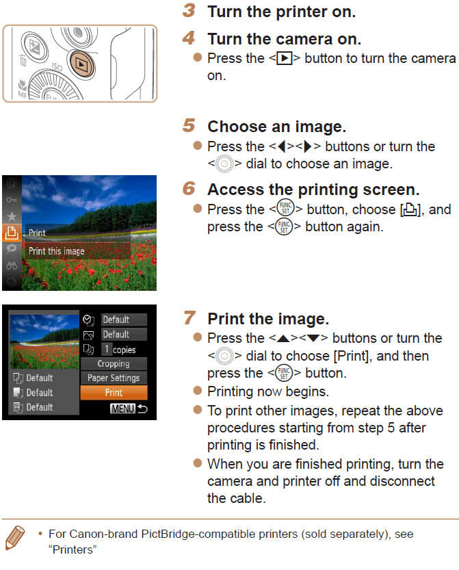 Printing Images - Easy Print