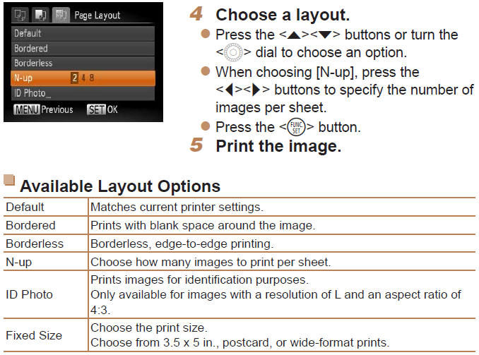 Printing Images - Easy Print