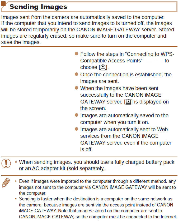 Sending Images Automatically (Image Sync)