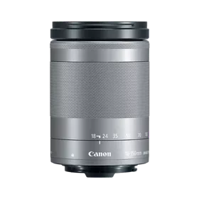 Refurbished EF-M 18-150mm f/3.5-6.3 IS STM Lens Silver