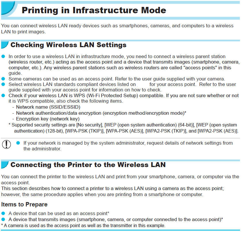 Wireless printing to Selphy printer