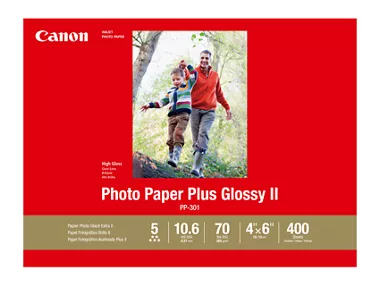 Photo Paper Plus Glossy II - PP-301 - 4x6 (400 Sheets) 