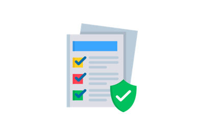 Enhances document security icon