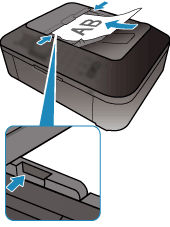 figure: Place the documents on the ADF