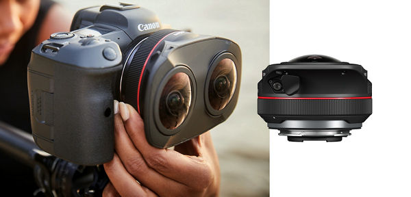 RF5.2mm F2.8 L double objectif fisheye ; Manuelle