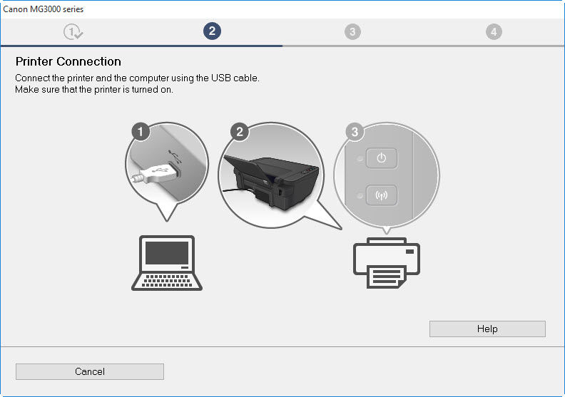 Connecting Your Printer to a Wireless LAN with a USB Cable (Windows