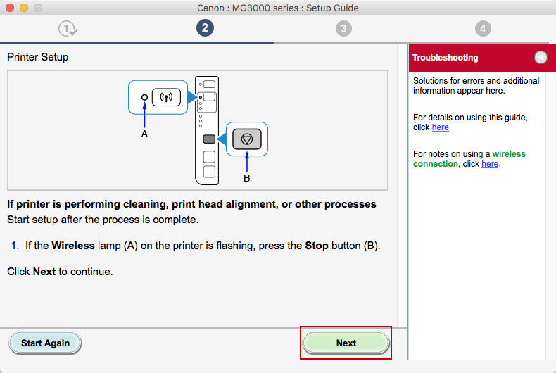 Connecting Your Printer to a Wireless LAN with a USB Cable (Mac ...