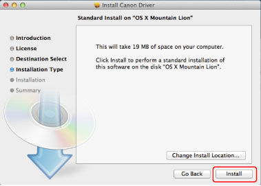 Installing the Driver (imageCLASS/ Faxphone Driver MF Printer Driver 10 ...
