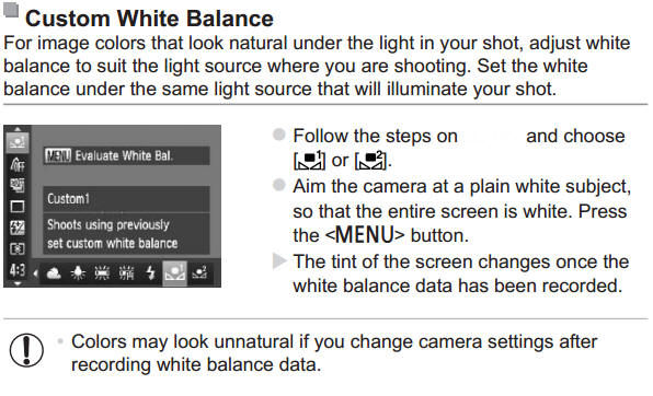 Adjusting White Balance