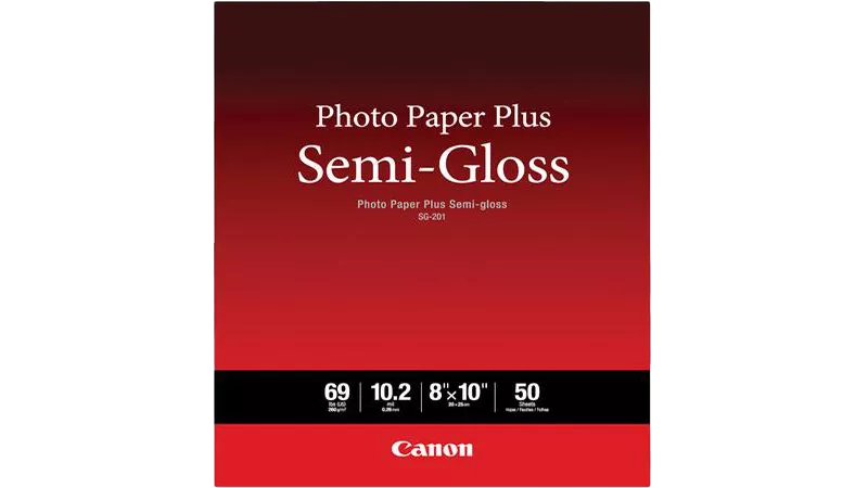 SG-201 8X10 Photo Paper Plus Semi-Gloss 50 Sheets