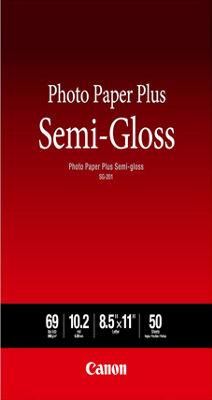 Canon Photo Paper Plus Semi-Gloss 8.5x11 50 Sheets — $20.99 at Canon, verified 2026-09-01