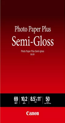 Photo Paper Plus Semi-Gloss 8.5x11 50 Sheets