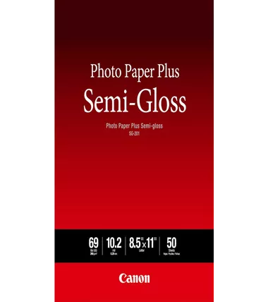 Photo Paper Plus Semi-Gloss 8.5x11 50 Sheets