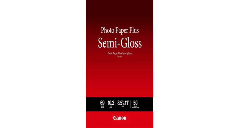 SG-201 Letter Photo Paper Plus Semi-Gloss 50 Sheets