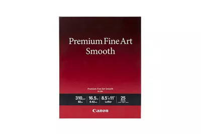Papier photo Premium Fine Art Smooth 17 x 22 po (25 feuilles)
