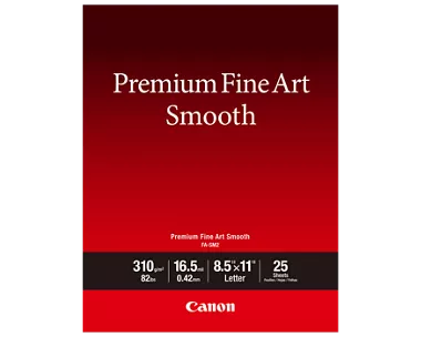 Photo Paper Premium Fine Art Smooth 8.5x11 (25 Sheets)