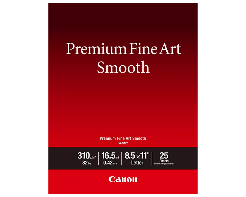 Photo Paper Premium Fine Art Smooth 8.5x11 (25 Sheets)