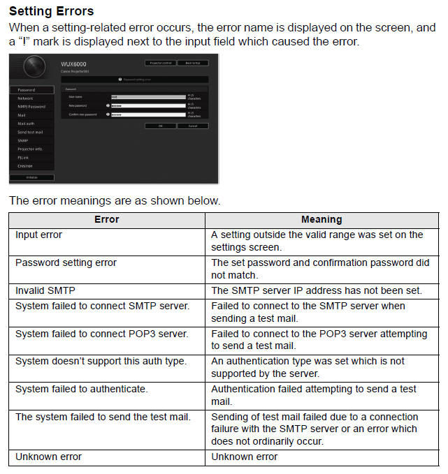 Displaying the Network Configuration Screen and Network Settings