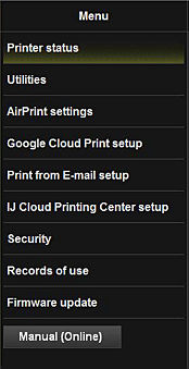 Checking Printer Information