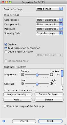 Scanner Settings-Mac (P-215)