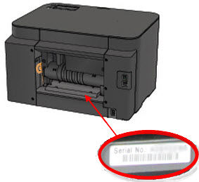 Serial number location - iB4020 / iB4120