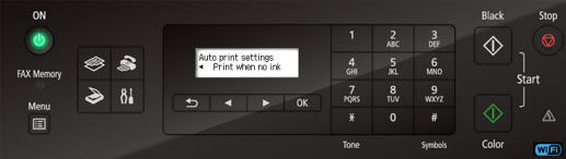 Print When No Ink Setting - MX472 / MX479 / MX532