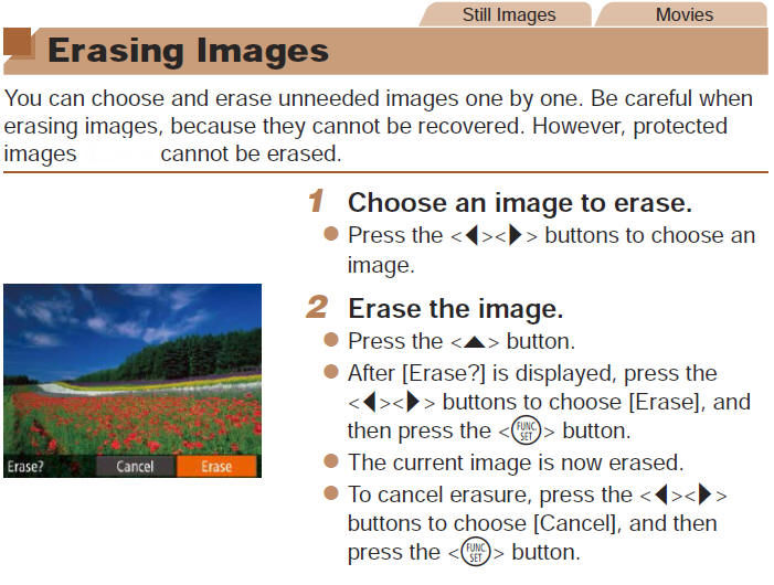 Erasing Images