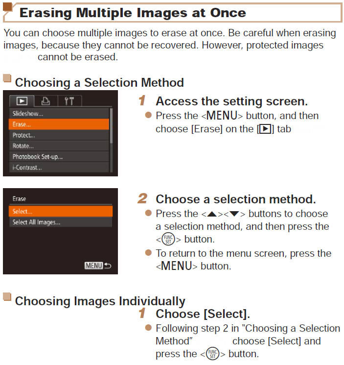 Erasing Images