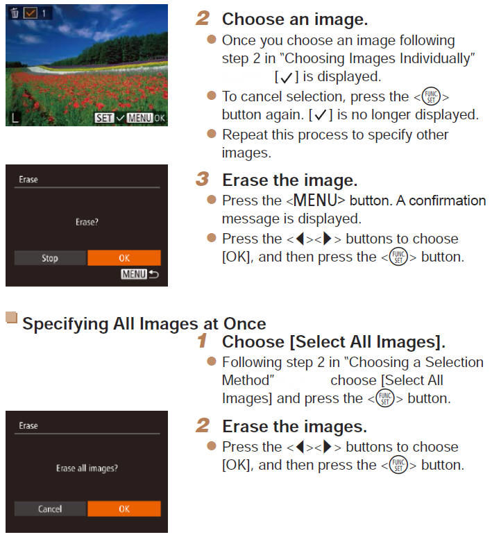 Erasing Images