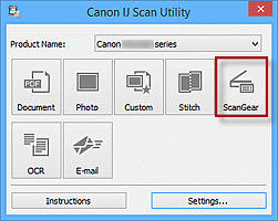 Adjusting scanner resolution in ScanGear (Windows) (MG5720 / MG6820 ...