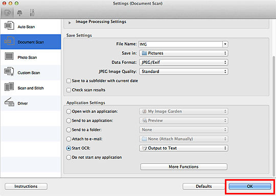 Extracting Text from Scanned Images (OCR) (Mac)