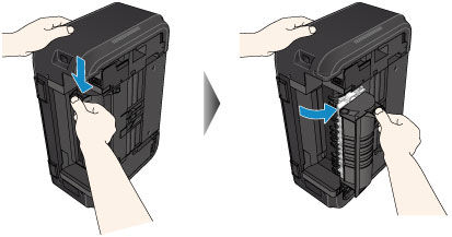 Supporting paper delivery unit and opening it