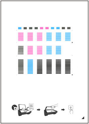 Print head alignment sheet