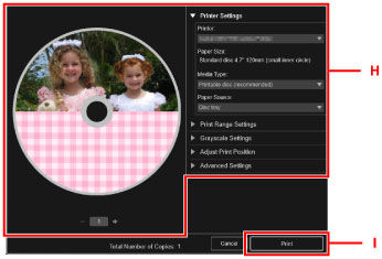 Printing onto a CD or DVD (iP7220)