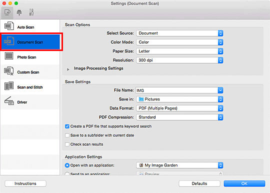 Extracting Text from Scanned Images (OCR) (Mac) (MG5720 / MG6820 / MG7720)