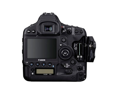 Canon EOS-1D X Mark III Camera - Card Slot Open