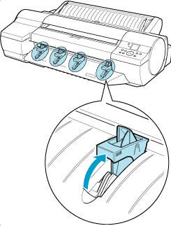How to load and print on sheet paper - (Load From front) iPF605