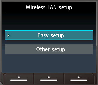 Image showcasing How to Connect the Printer to the Wireless LAN via Easy Setup - MX882