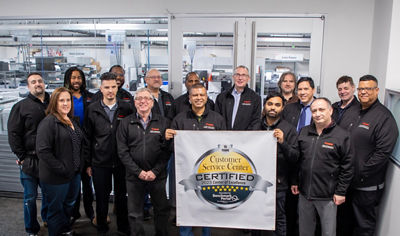 Canon Team Posing for the Award