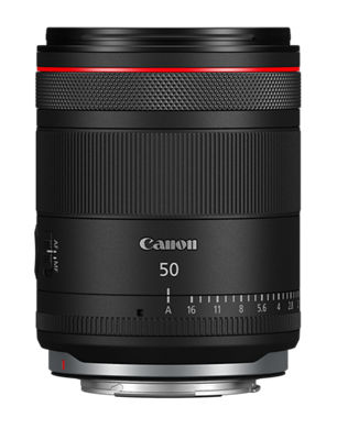 Canon RF50mm F1.4 L VCM Head On