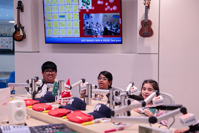 Patients playing bingo