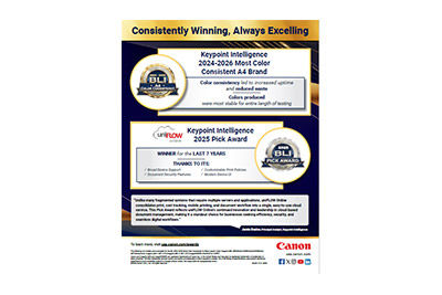 2025 BLI Keypoint Intelligence Awards