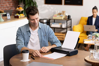 Canon PIXMA TR160 printer Used in a Cafe