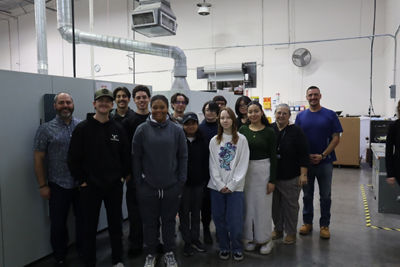 Arizona State students visiting Doxim at its Phoenix location