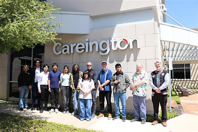 Careington International participants outside of their building