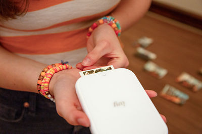 Canon Rebel and EOS cameras were used to capture photos; used Canon IVY Mini Photo Printers to print them