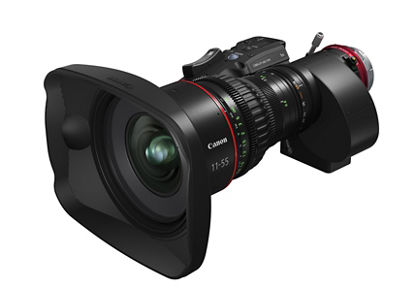 CINE-SERVO 11-55mm T2.95-3.95 - PL, Slanted Left