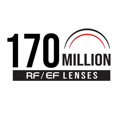 170 million RF and EF interchangeable lenses from Canon