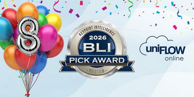 2026 BLI Pick Award for uniFLOW online from Keypoint Intelligence